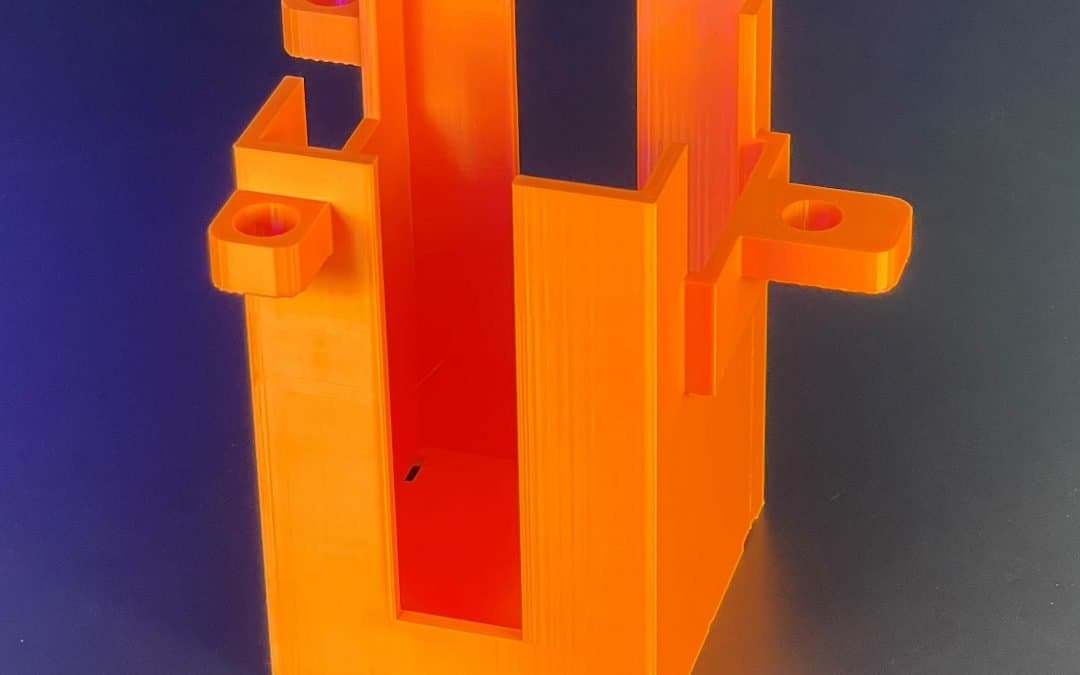 Fusion3 EDGE Sample Print: 3D Printed Clamp Cover in PLA