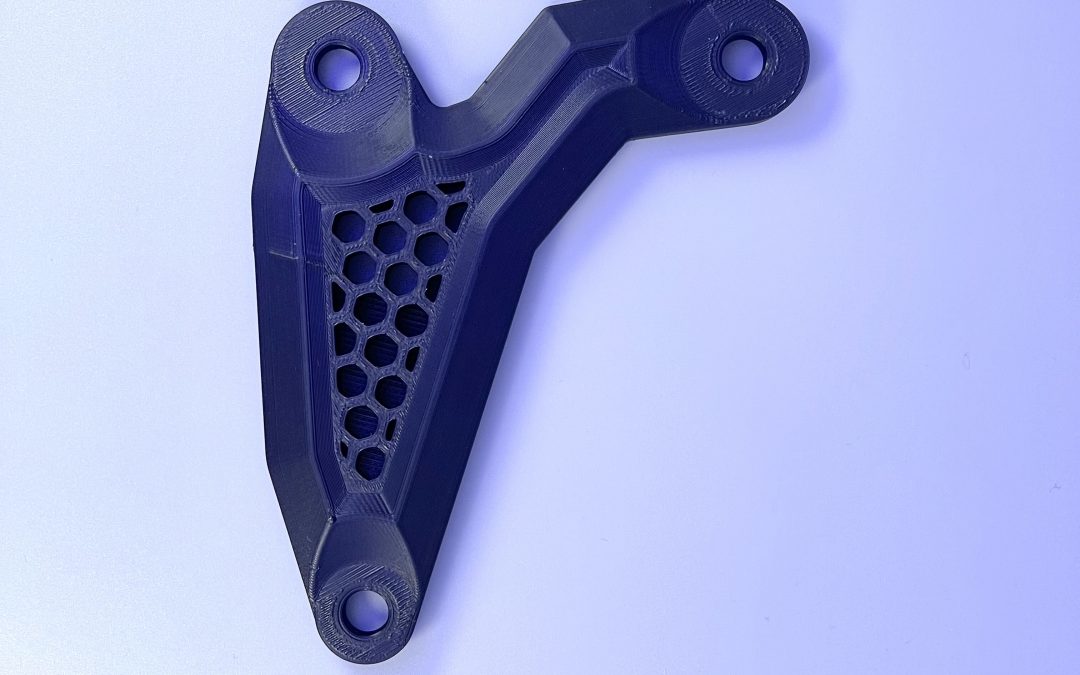 Fusion3 EDGE Sample Print: Barton 125 Lamp Holder ASA