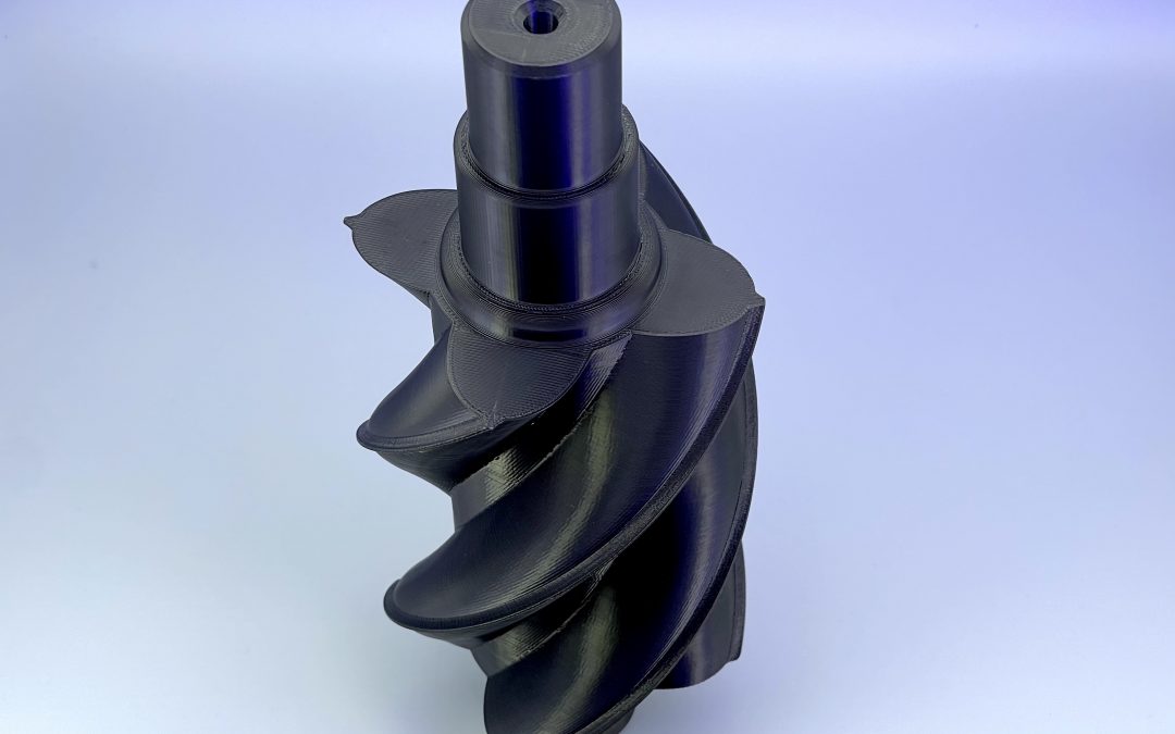 Fusion3 EDGE Sample Print: Milling Screw ABS