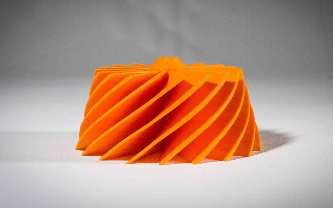 3D Printed Turbine using ASA Sample Print – Large Turbine