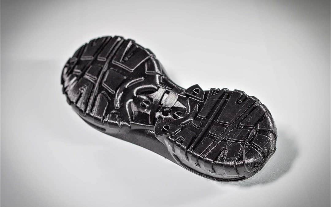 3D Printed TPU Shoe Sole Sample Print – Flexible Sole of Shoe
