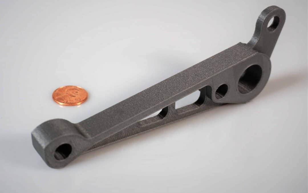 3D Printed Nylon Automotive Lever Sample Print – Car Lever