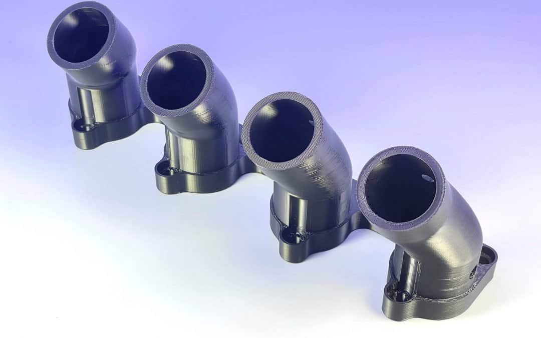 Fusion3 EDGE Sample Print: 3D Printed VW Automotive Manifold in ASA