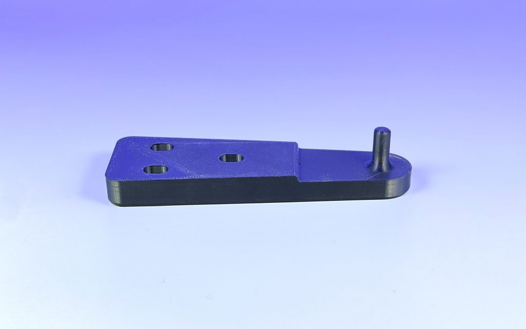 Fusion3 EDGE Sample Print: Freezer Hinge PCPBT