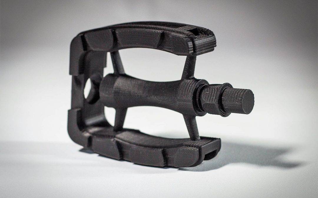 3D Printed Bike Pedal Sample Print – Carbon Fiber Bike Pedal